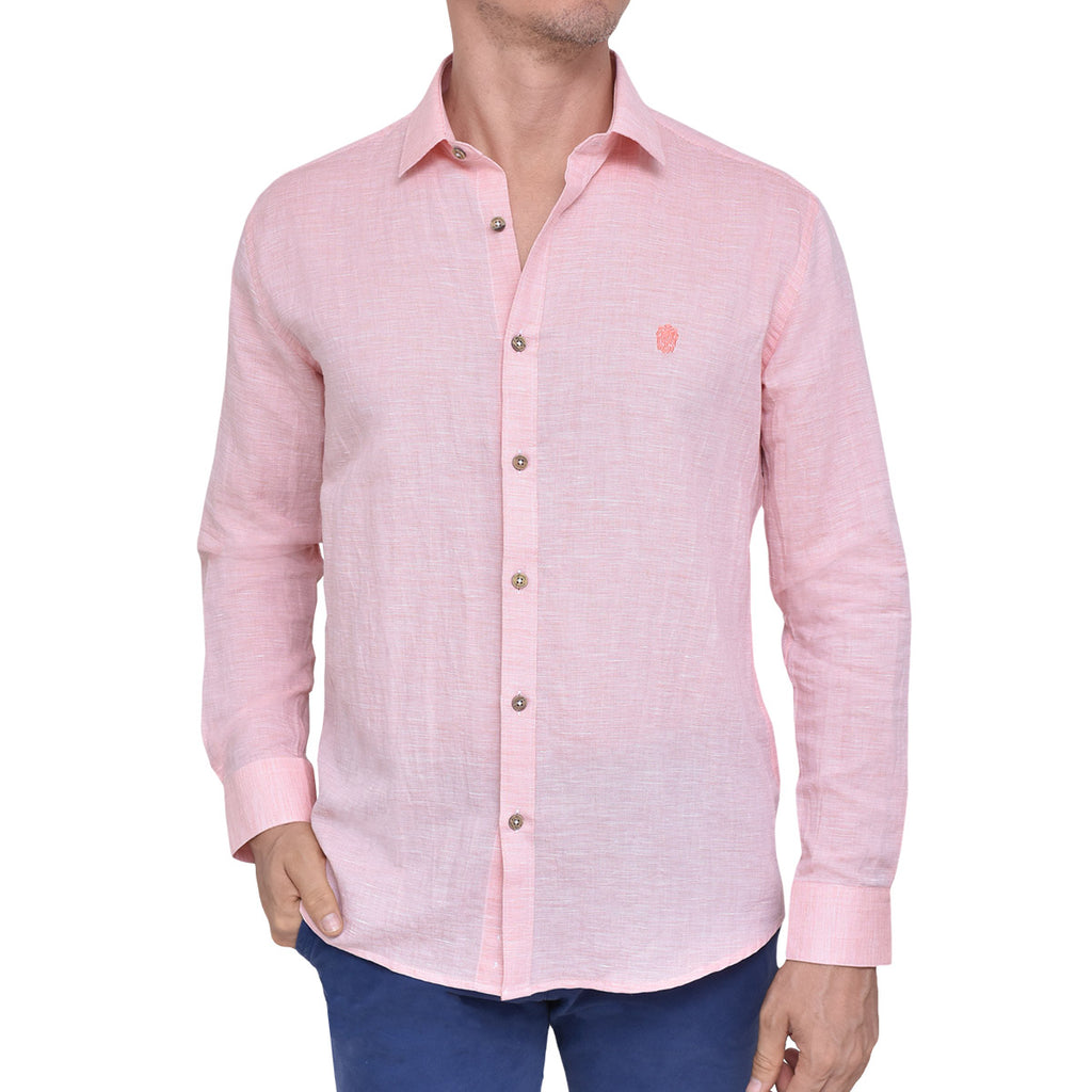 CAMISA LINO GARDA CORALLE