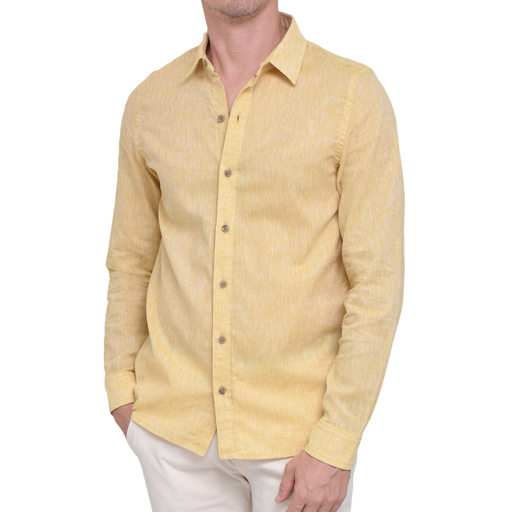 CAMISA ML LINO CAGLIARI BEIGE