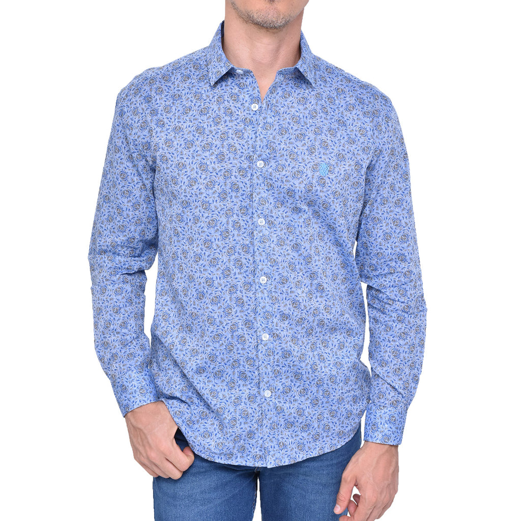 CAMISA SEPTERNO AZZURRO