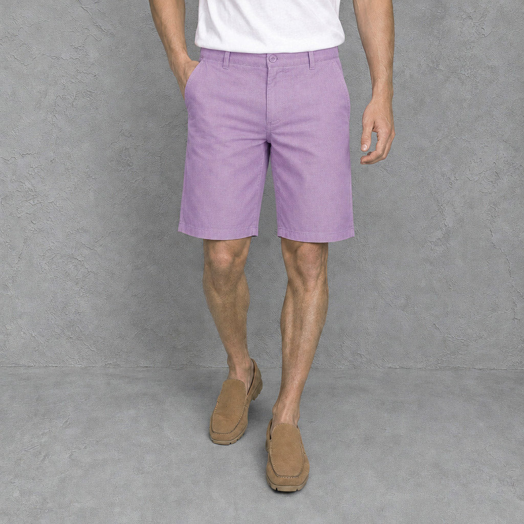 BERMUDA LINO PRESTO LILA