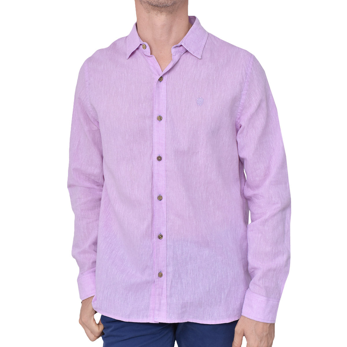 CAMISA LINO CAGLIARI ROSA