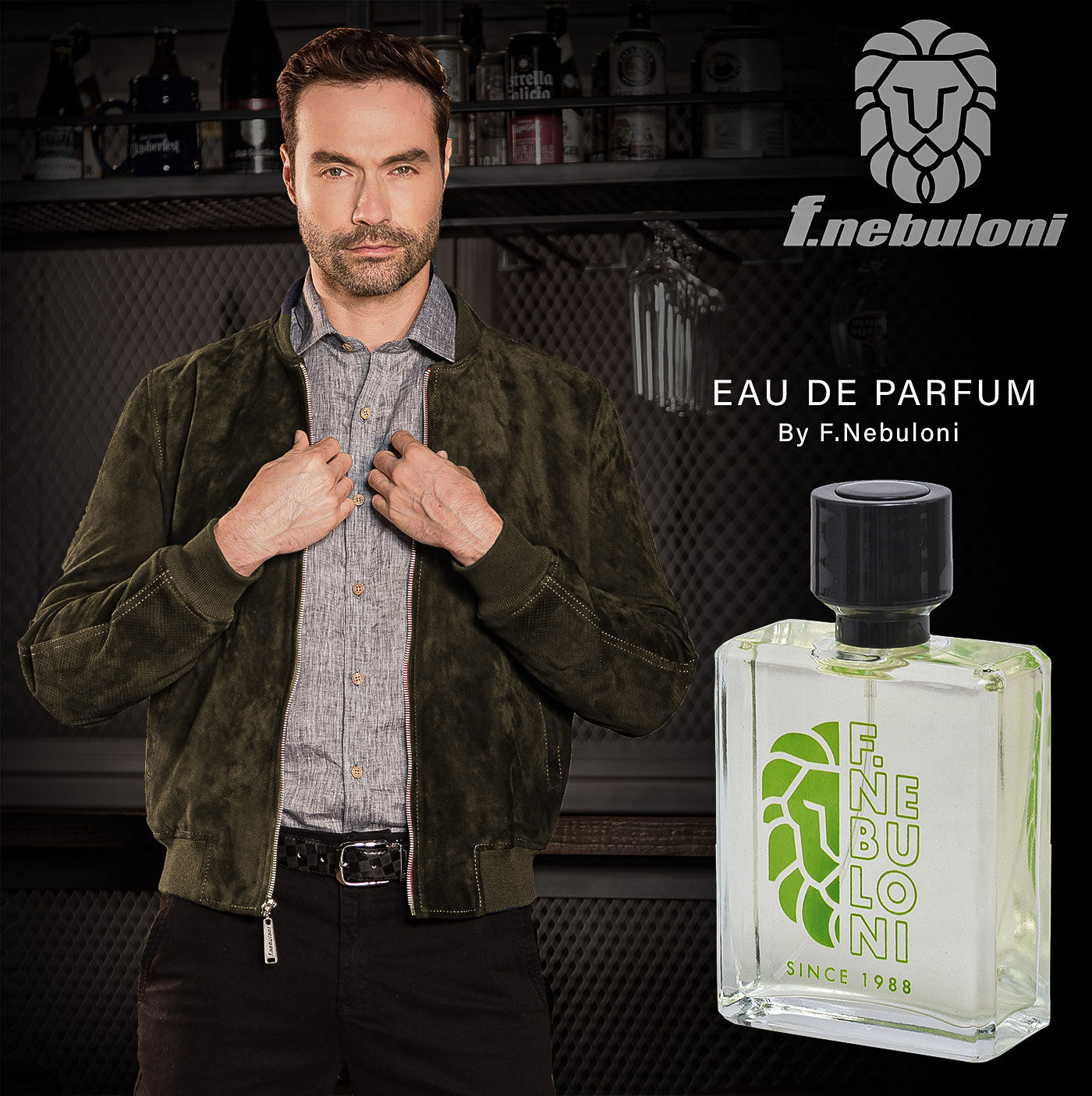 Perfume Masculino - F.Nebuloni - Green - Ghasul 'akhdar