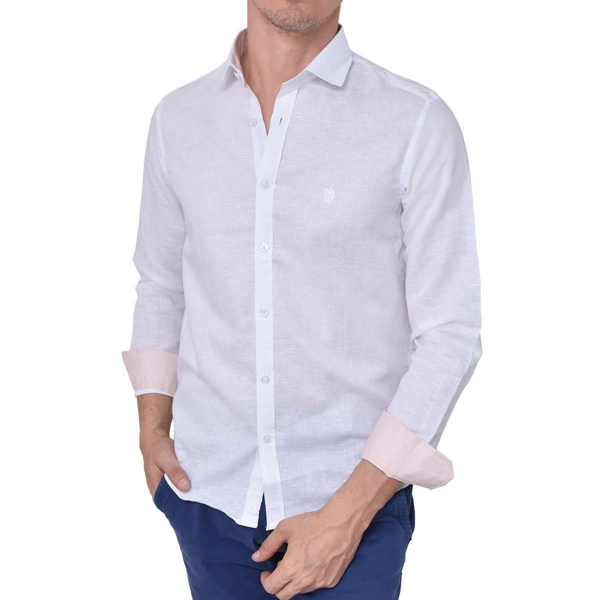 CAMISA COMBINATTA BIANCA