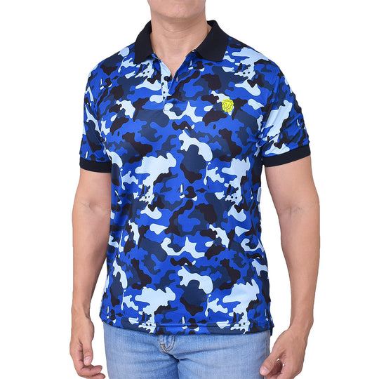 POLO SUBLIMATO AZURRO