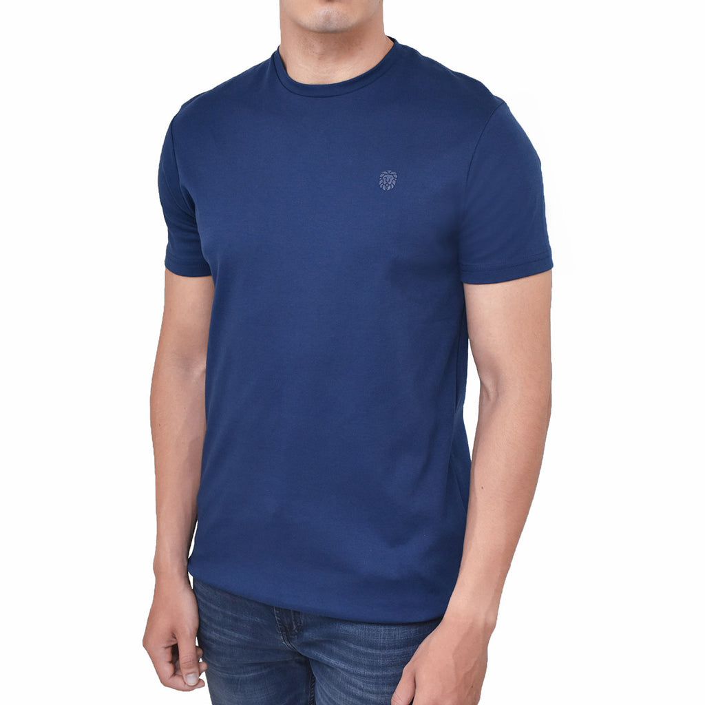 CAMISETA RICAMO AZUL