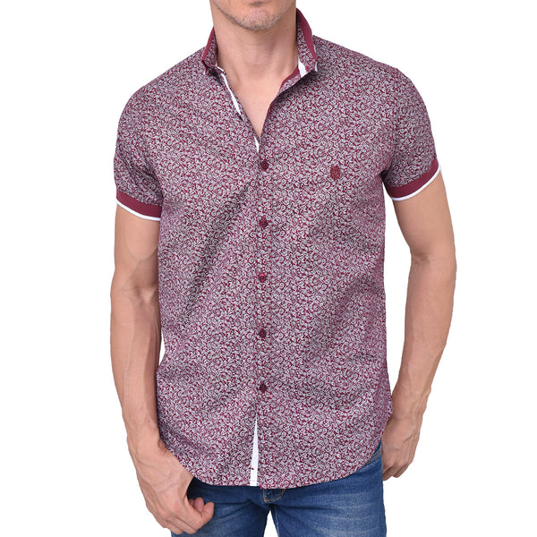 CAMISA RIP PAISLEY REDWINE