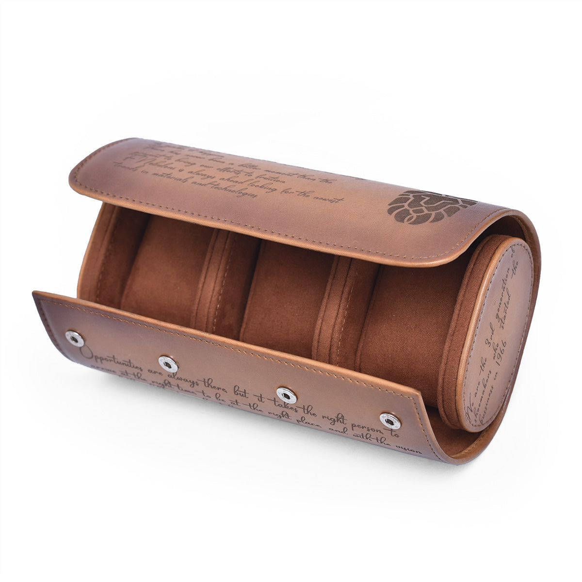 Portareloj Cuero Crust Miel