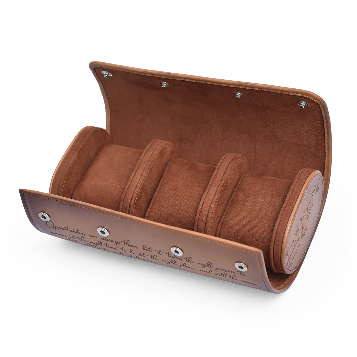 Portareloj Cuero Crust Miel