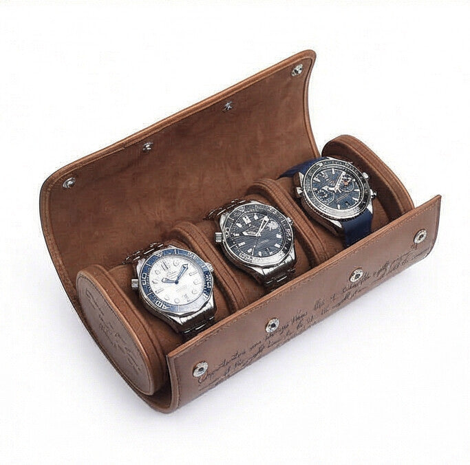 Portareloj Cuero Crust Miel