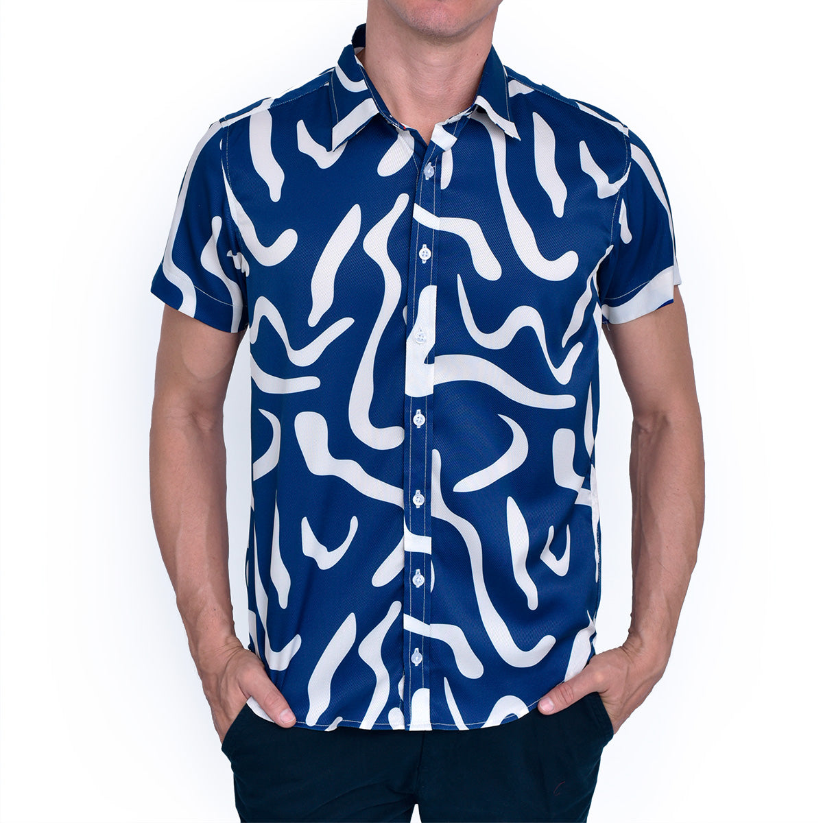 CAMISA SASSARI AZUL