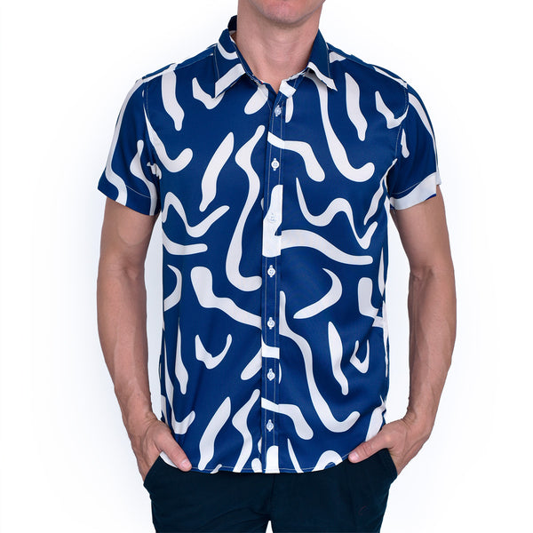 CAMISA SASSARI AZUL