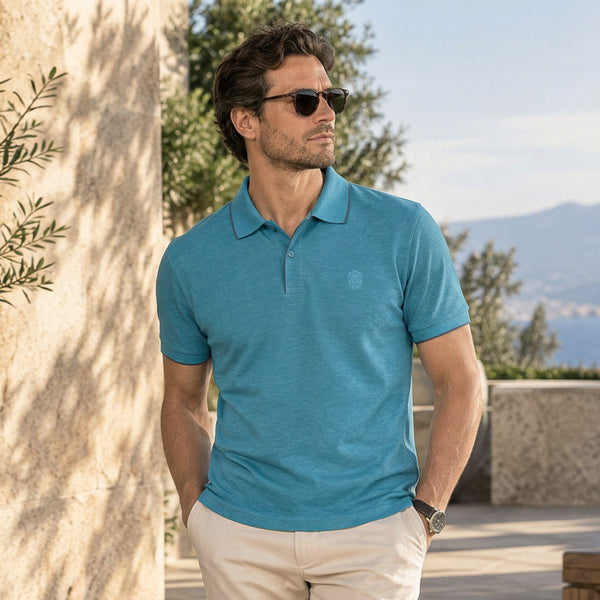 POLO MICROPINA BLUE OCEAN