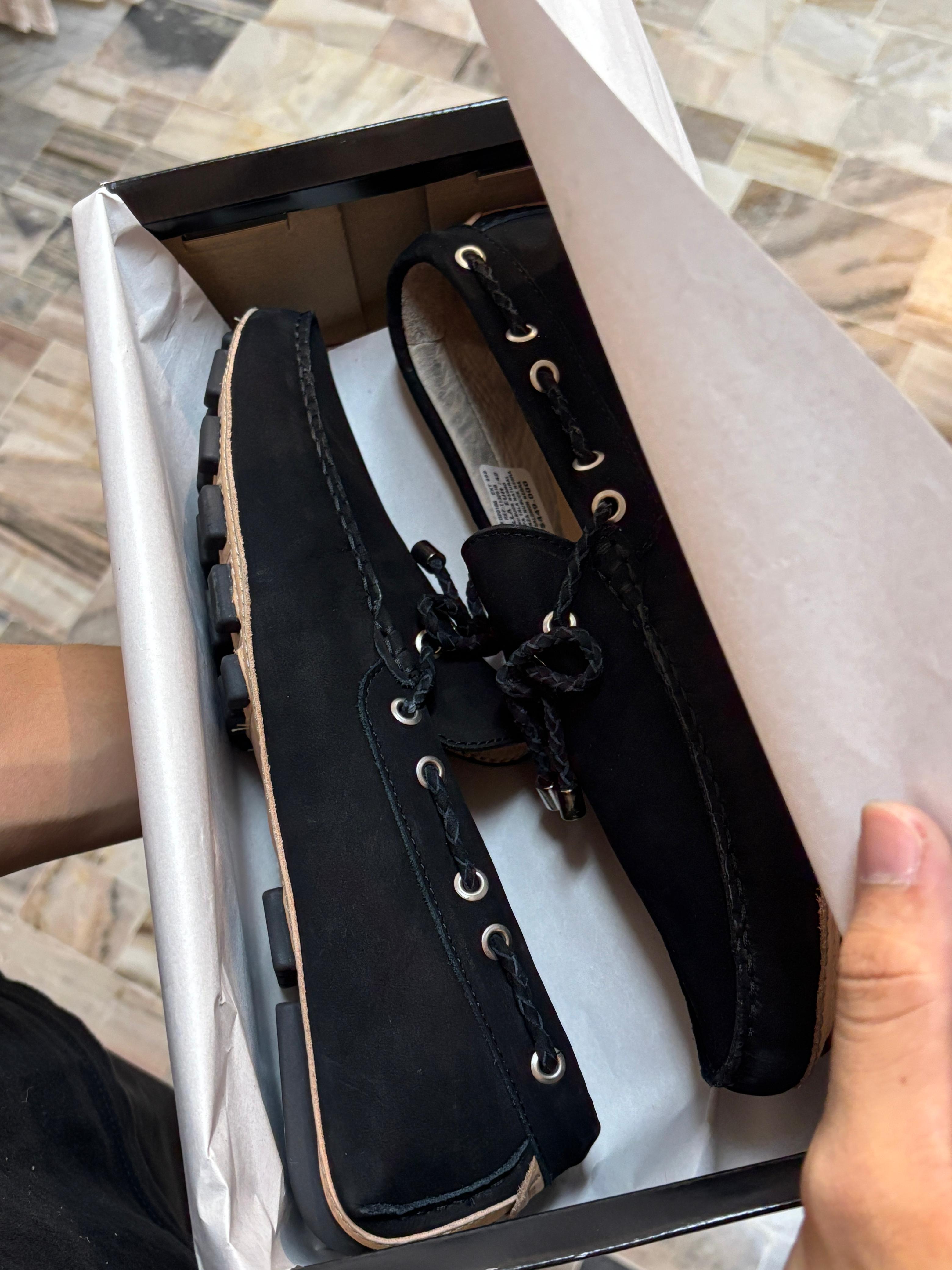 Driver suede negro